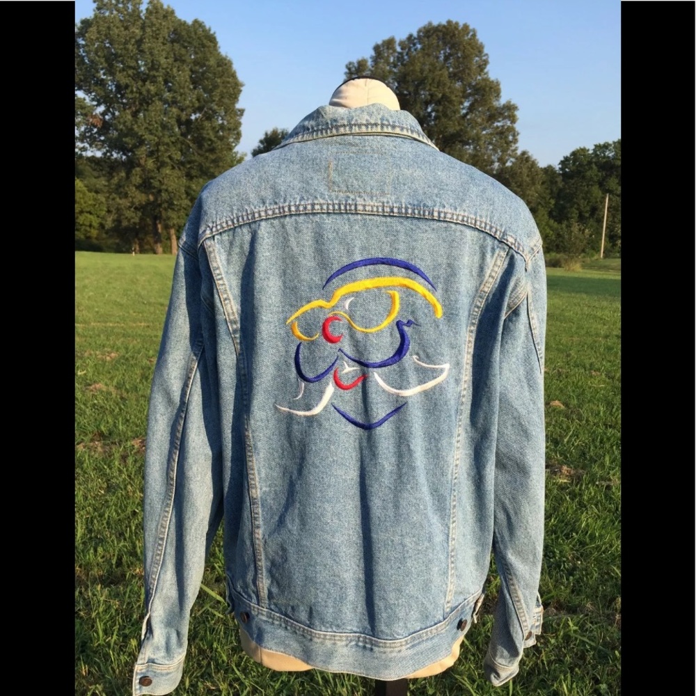 Vintage Lee Denim Mens Trucker Jacket**WALRUS**L